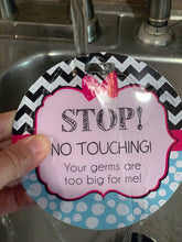 Load image into Gallery viewer, Zig Zag No Touching Car Seat and Stroller Tag