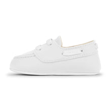 Load image into Gallery viewer, Eco Steps - Boat Shoe : Snowy White