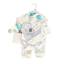 Load image into Gallery viewer, 8 Pcs Hanging Baby Gift Set Bodysuit Leggings Bib Mitten Cap