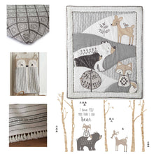 Load image into Gallery viewer, Bailey 5PC Crib Bedding Set