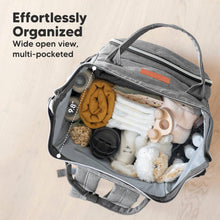 Load image into Gallery viewer, KeaBabies - Original Diaper Bag Backpack, Baby Bags with Changing Pad: Classic Gray