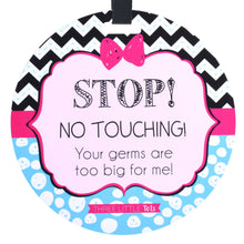 Load image into Gallery viewer, Zig Zag No Touching Car Seat and Stroller Tag