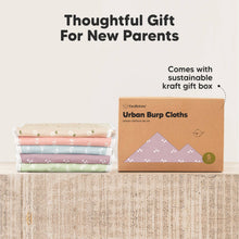 Load image into Gallery viewer, KeaBabies - KeaBabies 5-Pack Urban Burp Cloths: Blooms