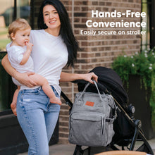 Load image into Gallery viewer, KeaBabies - Original Diaper Bag Backpack, Baby Bags with Changing Pad: Classic Gray