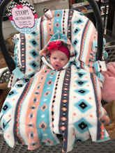 Load image into Gallery viewer, Zig Zag No Touching Car Seat and Stroller Tag