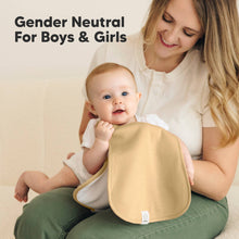 Load image into Gallery viewer, KeaBabies - 5-Pack Quin Baby Burp Cloths, Soft Burping Cloths for Babies: Muted Pastel