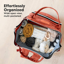 Load image into Gallery viewer, KeaBabies - Original Diaper Bag Backpack, Baby Bags with Changing Pad: Rustic Red