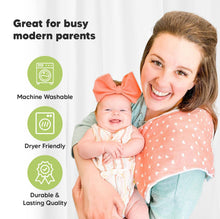 Load image into Gallery viewer, KeaBabies - KeaBabies 5-Pack Urban Burp Cloths: Pink Dreams