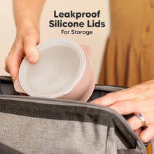 Load image into Gallery viewer, KeaBabies - 2-Pack Prep Suction Bowls with Lids, BPA-Free Baby Bowls: Mellow