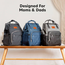 Load image into Gallery viewer, KeaBabies - Original Diaper Bag Backpack, Baby Bags with Changing Pad: Rustic Red