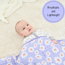 Load image into Gallery viewer, Beautiful Daisy Baby Toddler Muslin Quilt