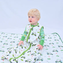 Load image into Gallery viewer, LollyBanks - Organic Cotton Sleep Sack 0.5 TOG Golf A Round: S (0-6 months)