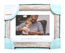 Load image into Gallery viewer, Grandpa and Me Sentiment Frame, Rustic