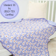 Load image into Gallery viewer, Beautiful Daisy Baby Toddler Muslin Quilt