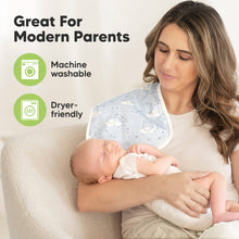 Load image into Gallery viewer, KeaBabies - KeaBabies 5-Pack Urban Burp Cloths: Constellation