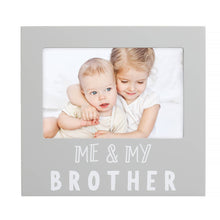 Load image into Gallery viewer, Me and My Brother Sentiment Frame, Gray