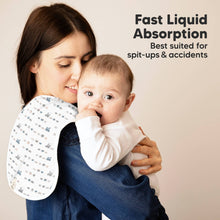 Load image into Gallery viewer, KeaBabies - KeaBabies 5-Pack Urban Burp Cloths: Vessels