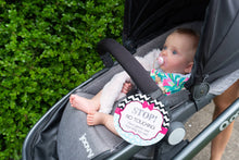 Load image into Gallery viewer, Zig Zag No Touching Car Seat and Stroller Tag