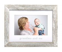 Load image into Gallery viewer, Grandma and Me Sentiment Frame, Rustic