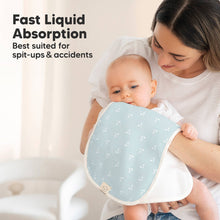 Load image into Gallery viewer, KeaBabies - KeaBabies 5-Pack Urban Burp Cloths: Blooms