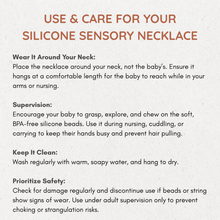Load image into Gallery viewer, Glitter & Spice - Silicone Sensory Necklace - Paige