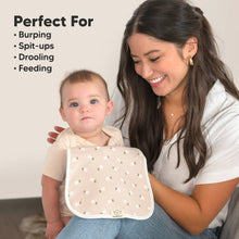 Load image into Gallery viewer, KeaBabies - KeaBabies 5-Pack Urban Burp Cloths: Blooms