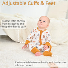 Load image into Gallery viewer, Woof Woof Dogs Baby Bamboo Pajamas