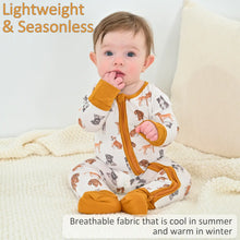 Load image into Gallery viewer, Woof Woof Dogs Baby Bamboo Pajamas