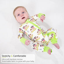 Load image into Gallery viewer, Moo Moo Here Baby Bamboo Pajamas