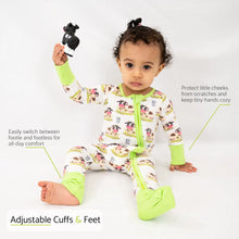 Load image into Gallery viewer, Moo Moo Here Baby Bamboo Pajamas