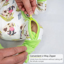 Load image into Gallery viewer, Moo Moo Here Baby Bamboo Pajamas