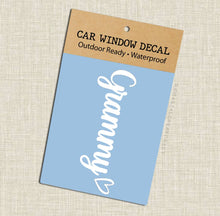 Load image into Gallery viewer, Grammy White Vinyl Car Window Sticker Decal