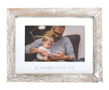 Load image into Gallery viewer, Grandpa and Me Sentiment Frame, Rustic