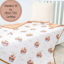 Load image into Gallery viewer, Noah's Ark Muslin Quilt Baby & Kids Blanket