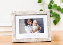 Load image into Gallery viewer, Mommy and Me Sentiment Frame, Rustic