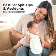 Load image into Gallery viewer, KeaBabies - KeaBabies 5-Pack Softe Burp Cloths: Nordic