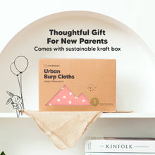 Load image into Gallery viewer, KeaBabies - KeaBabies 5-Pack Urban Burp Cloths: Pink Dreams