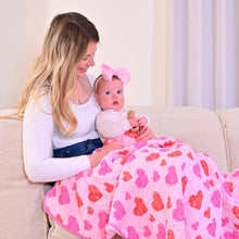 Load image into Gallery viewer, Radiant Hearts Muslin Quilt Baby & Kids Blanket