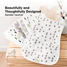 Load image into Gallery viewer, KeaBabies - KeaBabies 5-Pack Urban Burp Cloths: Pink Dreams