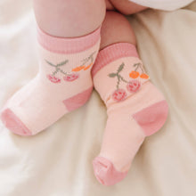 Load image into Gallery viewer, Trio Cherry Cute - Baby Socks