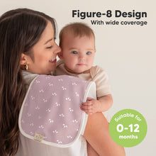 Load image into Gallery viewer, KeaBabies - KeaBabies 5-Pack Urban Burp Cloths: Blooms