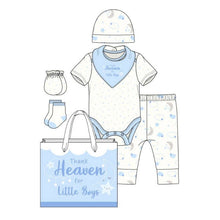 Load image into Gallery viewer, 8 Pcs Hanging Baby Gift Set Bodysuit Leggings Bib Mitten Cap