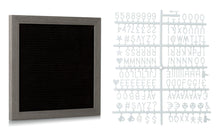 Load image into Gallery viewer, Rustic Wooden Letterboard Set with 188 Letters & Numbers: Light Gray