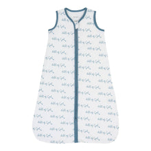 Load image into Gallery viewer, LollyBanks - Organic Cotton Sleep Sack 0.5 TOG Blue Child of God: S (0-6 months)
