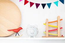 Load image into Gallery viewer, Pearhead - Ceramic Piggy Bank, Polka Dot: Blue
