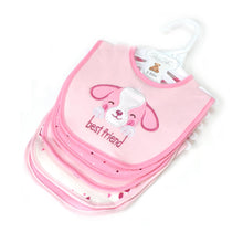 Load image into Gallery viewer, 5 Pack Embroidered Baby Bibs
