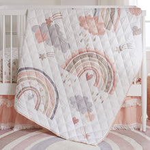 Load image into Gallery viewer, Over the Rainbow 4PC Crib Bedding Set
