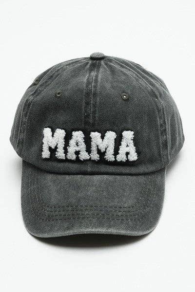 WASHED SHERPA MAMA BASEBALL CAPS*