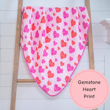 Load image into Gallery viewer, Radiant Hearts Muslin Quilt Baby &amp; Kids Blanket
