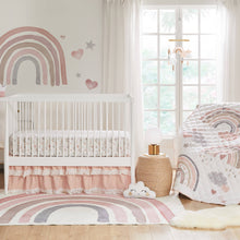 Load image into Gallery viewer, Over the Rainbow 4PC Crib Bedding Set

